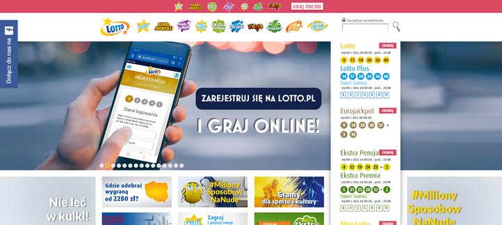 Polska strona na Drupalu Lotto